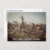 Tornade Joplin 2011 dans Missouri Carte postale (Devant / Derrière)