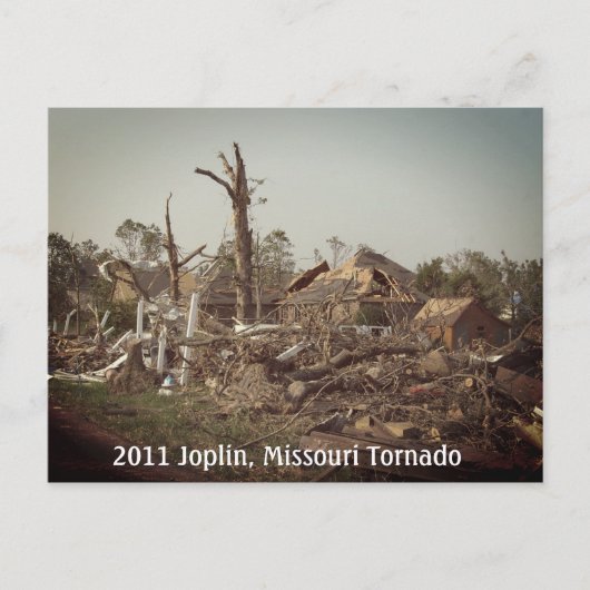 Tornade Joplin 2011 dans Missouri Carte postale (Devant)