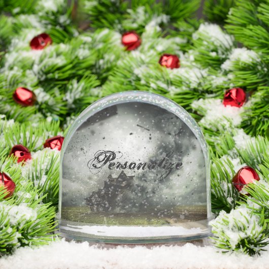 Tornade tempête détruisant la maison (Noël)