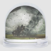 Tornade tempête détruisant la maison (Arrière)