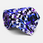 Tornade tordue de cravate de notes de musique (Roulé)