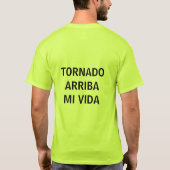 TORNADO ARRIBA MI VIDA T-Shirt (Achterkant)