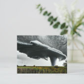 Tornado Art Briefkaart (Staand voorkant)