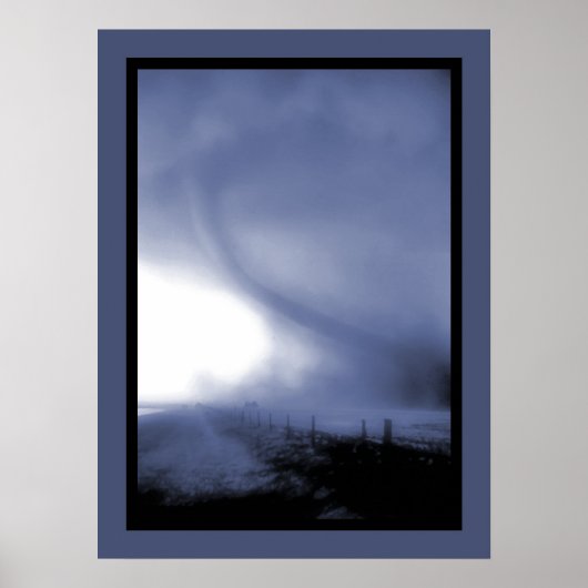 Tornado bij Cordell, Oklahoma Poster (Voorkant)