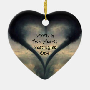 Tornado Heart Ornament