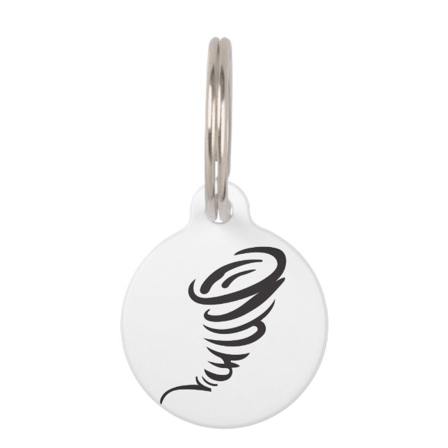 Tornado Huisdierpenning (Voorkant)