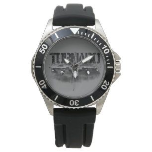 Tornado IDS Crown Protector Zwart Rubber Horloge