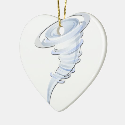 Tornado Keramisch Ornament (Links)