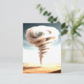 Tornado Kunst #3 Briefkaart (Staand voorkant)