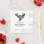Tornado Mascot School Afstuderen Napkin Reünie Servet (Insitu)