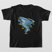 Tornado meteoroloog meteorologie t-shirt (Laagn)