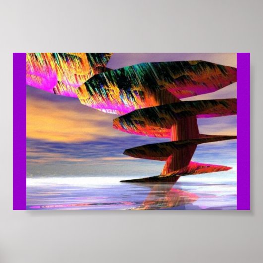 Tornado Ocean Poster (Voorkant)