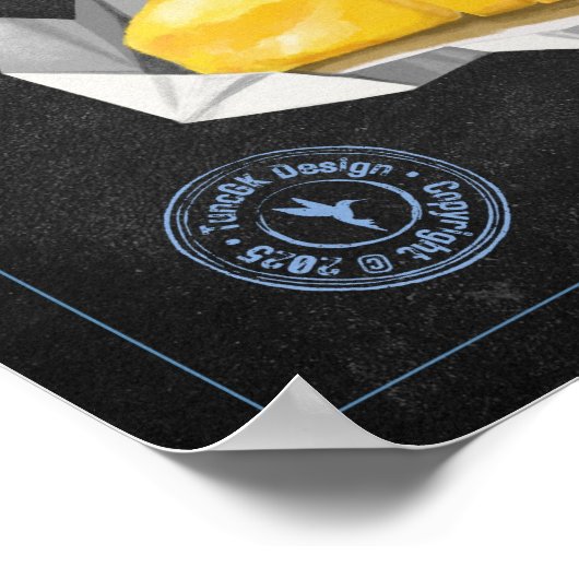 Tornado Omelet Recette Tableau noir Cuisine Art (Coin)