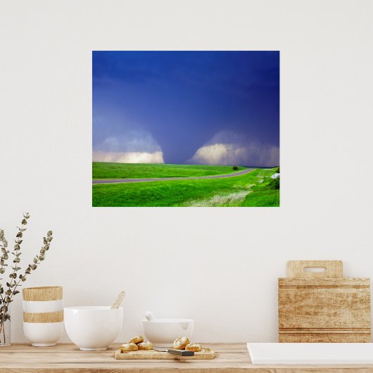 Tornado Poster (groot) - 29x24 (Keuken)