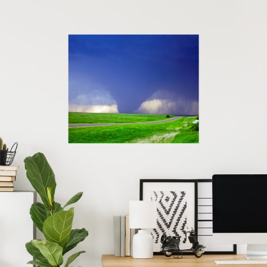 Tornado Poster (groot) - 29x24 (Thuiskantoor)