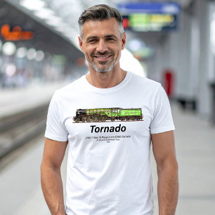 Tornado Stoomtrein Engels Locomotief T-shirt