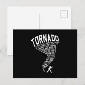 Tornado Storm Chaser Hurricane Wind Weather Gift Briefkaart (Voorkant / Achterkant)
