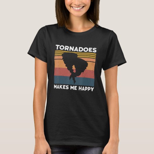 Tornado Storm Hurricane Weather Meteorologist Torn T-shirt (Voorkant)