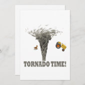 TORNADO-TIJD KAART (Voorkant / Achterkant)