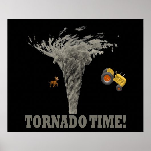 TORNADO-TIJD POSTER (Voorkant)