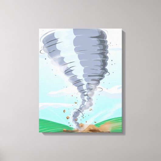 Tornado Twister Canvas Afdruk (Voorkant)