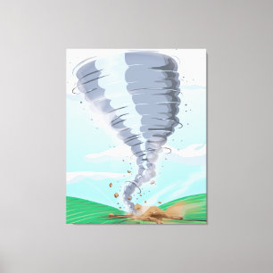Tornado Twister Canvas Afdruk
