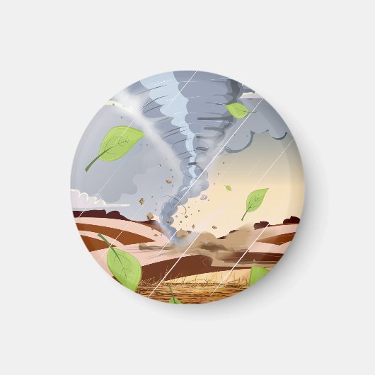 Tornado Twister Magneet (Voorkant)