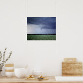 Tornado-waarschuwing Poster (Keuken)