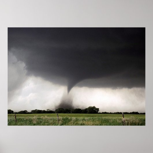 Tornado-waarschuwing Poster (Voorkant)