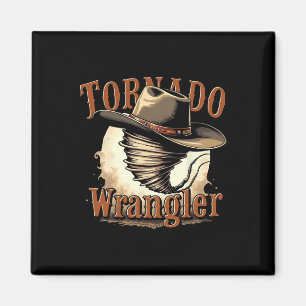 Tornado Wrangler Cowboy Wrangler Vrouwen Mannen Ki Magneet