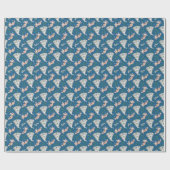 Tornado Wrapping Paper in Blue Cadeaupapier (Vlak)