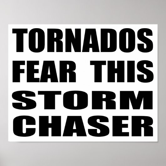 Tornados vrezen dat dit Storm een taser Poster (Voorkant)