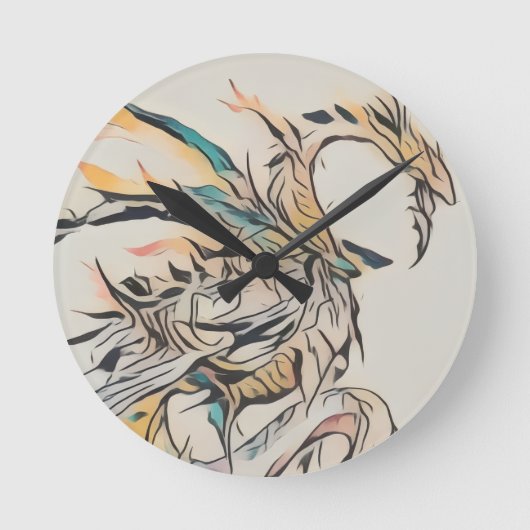 Tornan Titan Clock  Ronde Klok (Voorkant)