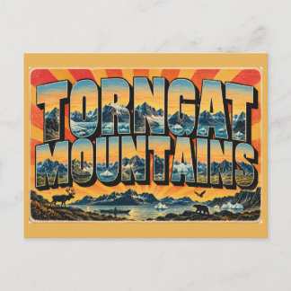 Torngat Mountains NL Arctische Fjorden Pieken Kuns Briefkaart