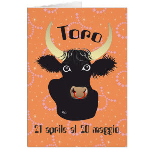 Toro 21 aprile al 20 maggio Biglietti d'auguri