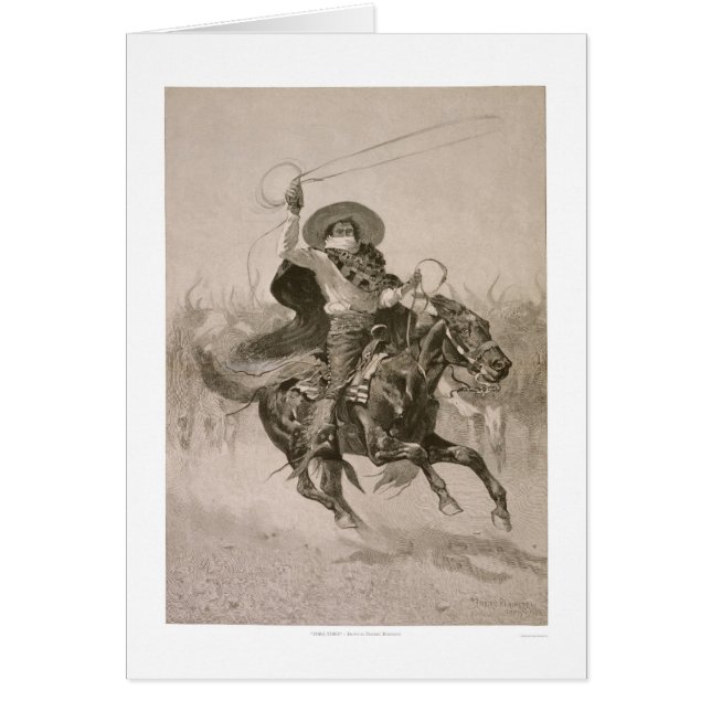 Toro, Toro van Frederic Remington  (Voorkant)