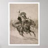 Toro, Toro van Frederic Remington Poster (Voorkant)