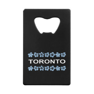 Toronto Aloha Bands Blauw Donker Kleur Kredietkaart Flessenopener