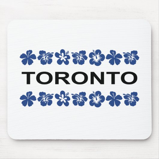 Toronto Aloha Bands Blauw Licht-Kleur Muismat (Voorkant)