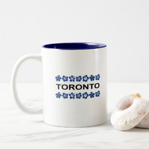 Toronto Aloha Bands Blauw Licht-Kleur Tweekleurige Koffiemok