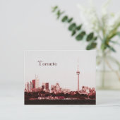 Toronto avec carte postale de la tour CN (Debout devant)