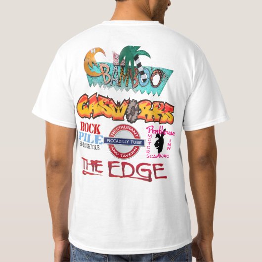 Toronto Bars uit het verleden T-shirt (Achterkant)