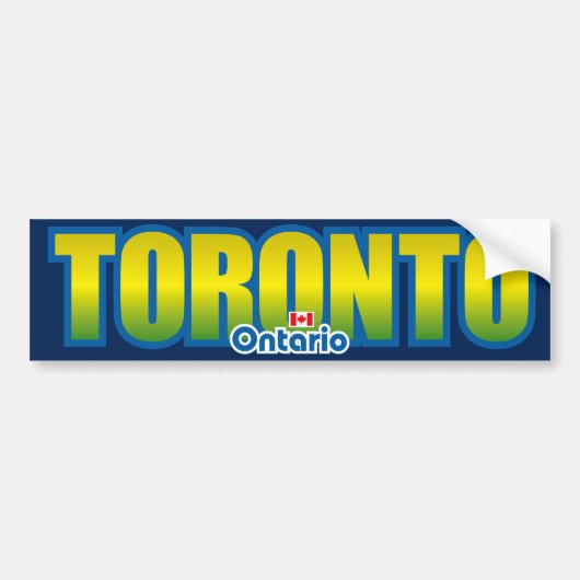 Toronto Bumper Bumpersticker (Voorkant)