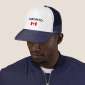 Toronto Canada Canadese vlag Licht-kleur Trucker Pet (In situ)