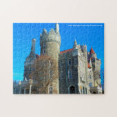 Toronto Canada Casa Loma. Jigzaag Puzzle Legpuzzel (Horizontaal)