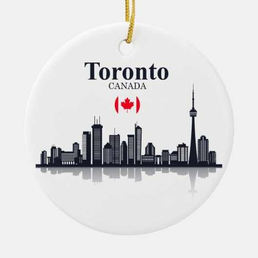 TORONTO CANADA CITYSCAPE ORNAMENT (Voorkant)