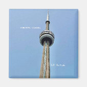 Toronto, Canada CN Tower Magnet Magneet (Voorkant)