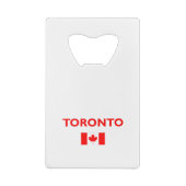 Toronto Canada Drapeau canadien Couleur foncée (Dos)