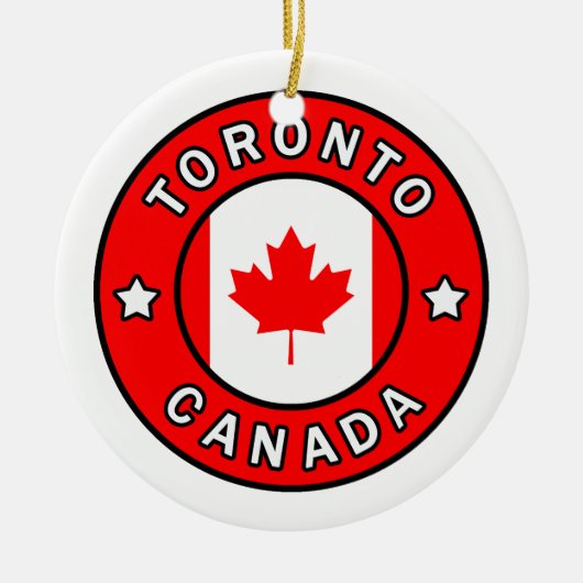 Toronto Canada Keramisch Ornament (Voorkant)