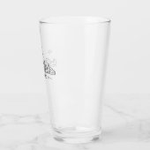 Toronto Canada Lineart Glass Cup Glas (Links)